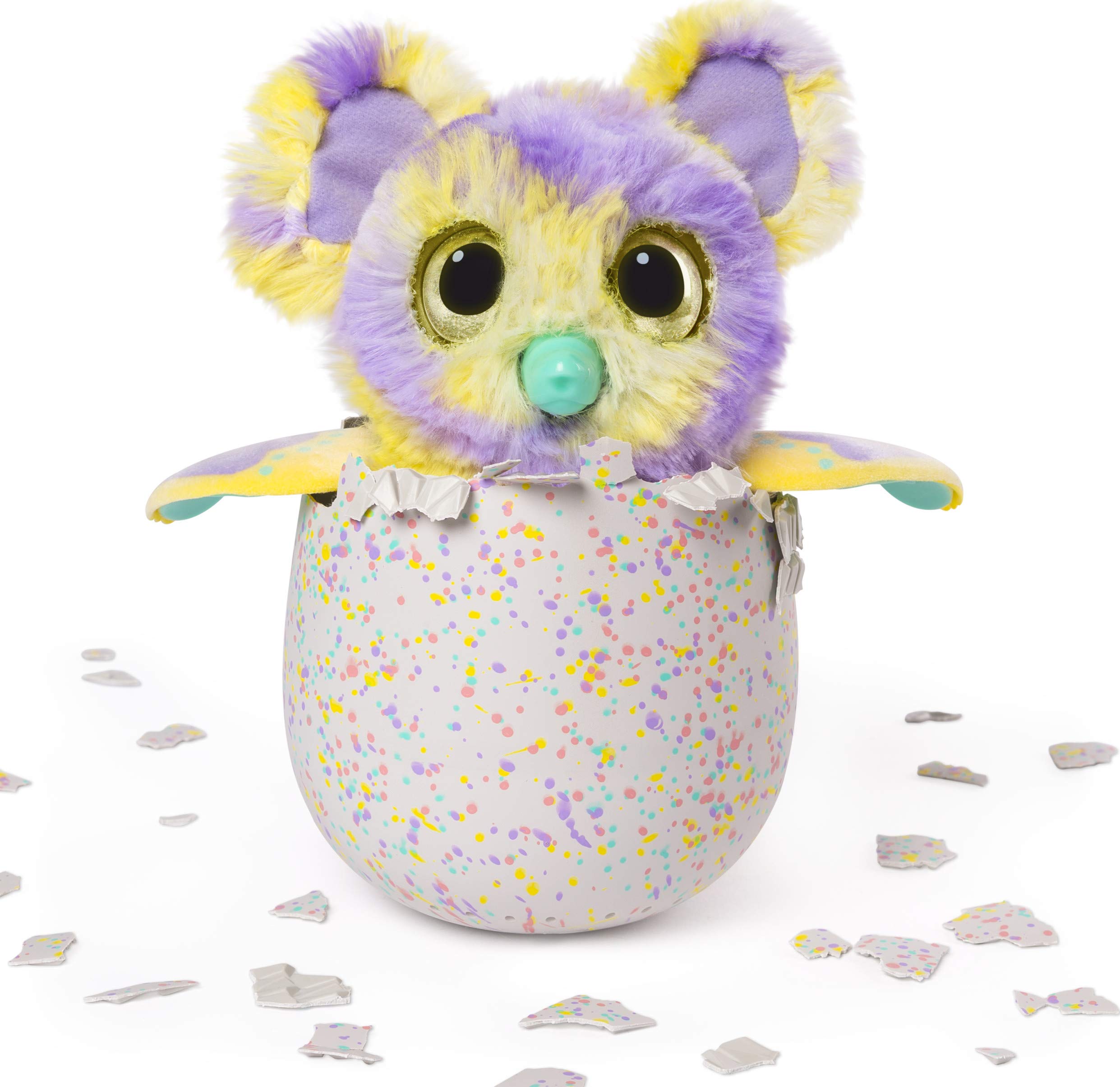 Hatchimals Mystery, Hatch 1 of 4 Fluffy Interactive Mystery Characters from Cloud Cove (Styles May Vary), Multicolor