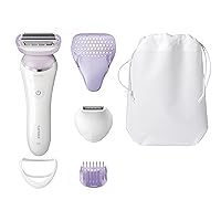 Philips SatinShave Prestige Women's Electric Shaver, Cordless Hair Removal with Trimmer, BRL170/50