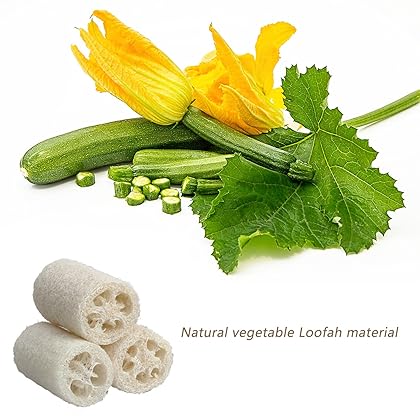 6 Packs Loofah Pads,Body Washing Loofah Sponge Brush Close Skin for Men and Women,Perfect for Bath Spa and Shower