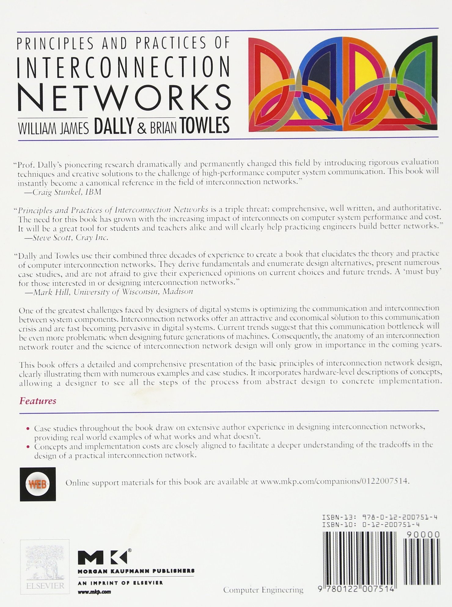 Principles and Practices of Interconnection Networks (The Morgan Kaufmann Series in Computer Architecture and Design)