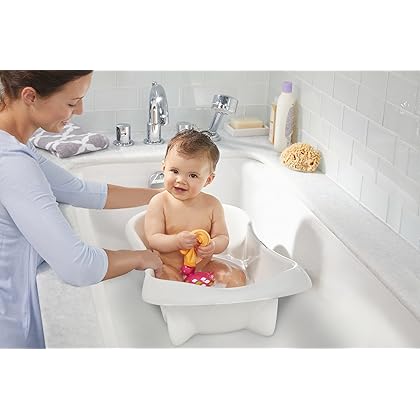 The First Years 4 in 1 Warming Comfort Tub - Convertible Baby Bathtub for Newborns, Infants, and Toddlers - Baby Bath Essentials - Ages 0 Months and Up