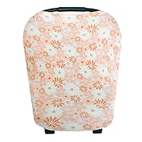 Copper Pearl Multi-Use Cover: Car Seat Covers, Nursing Cover, and Stroller Cover for Sun - Stretchy Fabric, All-Season Use, Stylish Designs, Easy Access for Moms - Penny