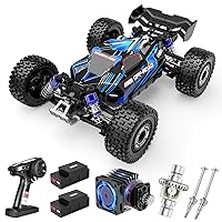 Hosim 1:16 60+KMH 4WD Brushless RC Car, Remote Control Truck for Adults, Off-Road Cars Waterproof Hobby Grade Toy Crawler Vehicle Gift for Boys 2 Batteries 40+ Min Play