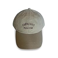 Espresso Martini Embroidered Baseball Cap, Dad Hat, Gift for Coffee and Martini Lovers, Bachelorette Parties, Espresso Martini Lovers, Bartenders