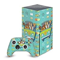 Head Case Designs Officially Licensed Scooby-Doo Mystery Inc. Graphics Vinyl Sticker Gaming Skin Decal Cover Compatible with Xbox Series X Console and Controller Bundle