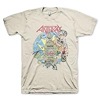 Anthrax Men's London T-Shirt Natural | Officially Licensed Merchandise