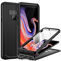 BEASTEK for Samsung Galaxy Note 9 Waterproof Case, NRE Series, Schockproof Underwater IP68 Certified Full-Body Protective Cover with Built-in Screen Protector, Galaxy Note9 (Black)