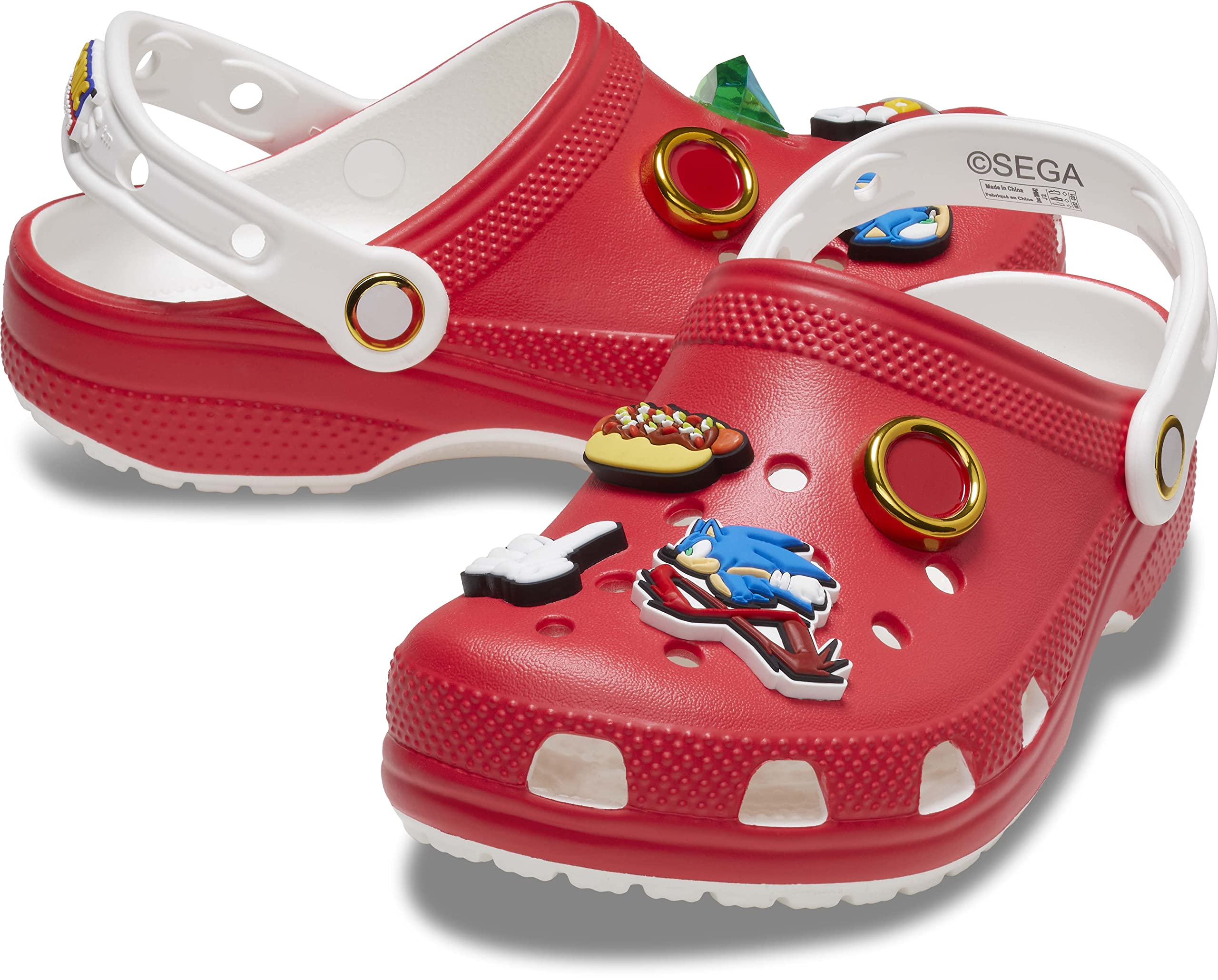 Crocs Unisex-Child Sonic The Hedgehog Classic Clogs, Kids and Toddler Shoes