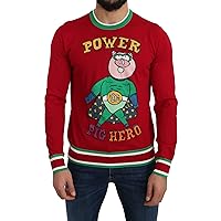 Dolce & Gabbana Red Wool Silk Pig of The Year Sweater