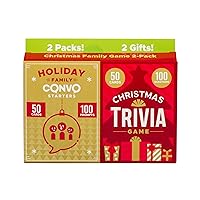 Buffalo Games - Holiday Family Card Game 2 Pack - Holiday Conversation Starters and Trivia - Family Game Night Staple - Ages 6 and Up