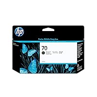 HP 70 Matte Black 130-ml Genuine Ink Cartridge (C9448A) for DesignJet Z5400, Z5200, Z3200, Z3100 & Z2100 Large Format Printers