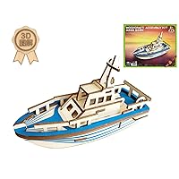 SAILINGSTORY Wooden Model Boat Riva Aquarama Speedboat 1/20 Scale Replica  Runabout Boat Model Decoration