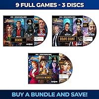 Best Of Hidden Object Games Bundle for PC - Best of Domini, Best of Artifex Mundi & Best of Brave Giant - 3 DVD Pack + Digital Download Codes (9 PC Games)