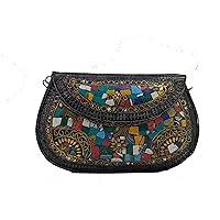 Handmade Iron Purse with Multiple Designs Single Compartment for Women Handbags