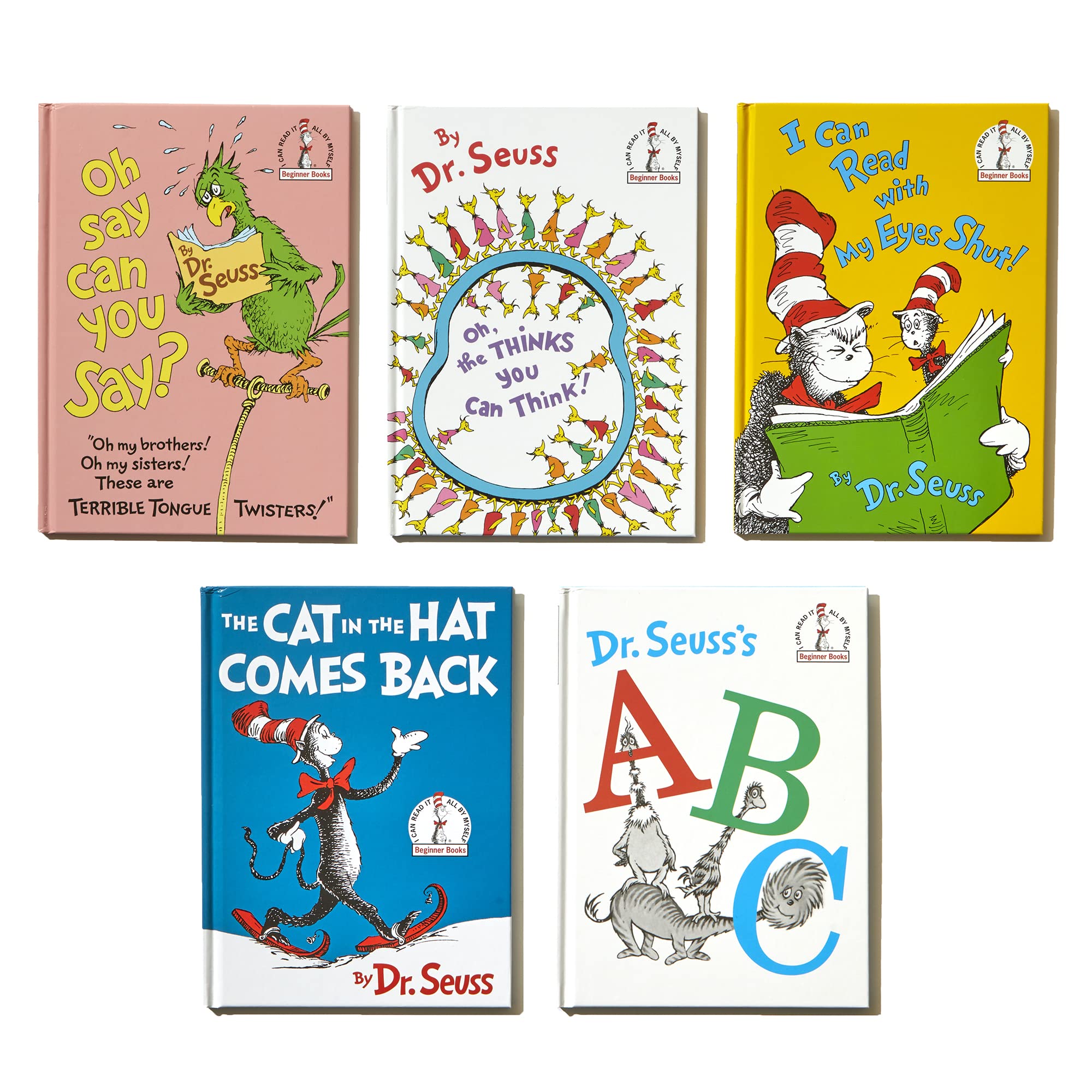 Dr. Seuss's Second Beginner Book Collection: The Cat in the Hat Comes Back; Dr. Seuss's ABC; I Can Read with My Eyes Shut!; Oh, the Thinks You Can Think!; Oh Say Can You Say? (Beginner Books(R))