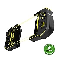 Turtle Beach Atom Mobile Game Controller with Bluetooth for Cloud Gaming on Xbox Game Pass with Android Mobile Devices - Compact Shape & Console Style Controls – Black/Yellow