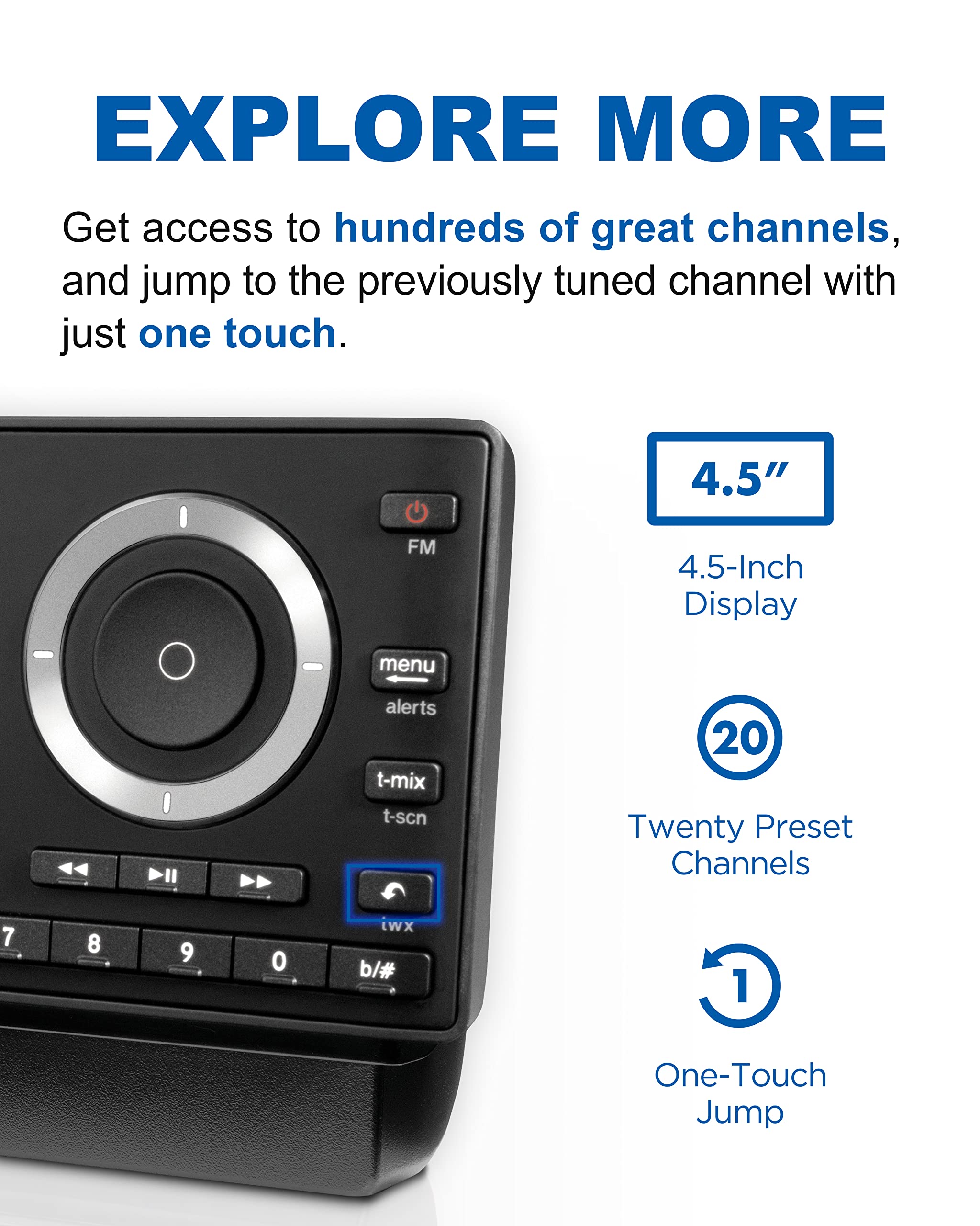 SiriusXM Onyx Plus Satellite Radio w/ Vehicle Kit, Enjoy SiriusXM Through your Existing Car Stereo for as Low as $5/month + $60 Service Card with Activation