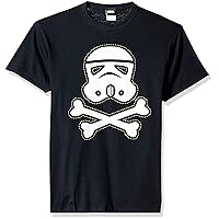 STAR WARS Licensed Halloween Trooper Skull Patch Men's Tee