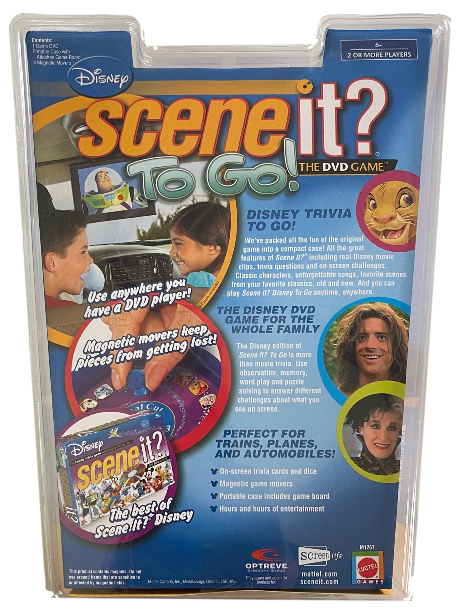 Mattel Disney Scene It? to Go! The DVD Game