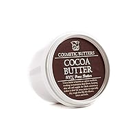 Mystic Moments | Cosmetic Butters | Cocoa Butter Refined Butter 100g - Pure & Natural Cosmetic Butters Vegan GMO Free