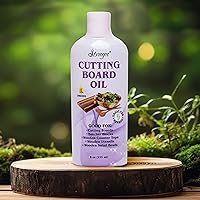 STRAGA Cutting Board Oil (8oz)| Enriched with Vitamin E| Food Grade Mineral Oil |Butcher Block Oil & Conditioner| Best for Wood & Bamboo Restoring, Conditioning & Sealing
