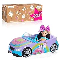 JoJo Siwa California Cruiser, Doll Car, Rainbow Tie-Dye, Fits Two Fashions Dolls, Kids Toys for Ages 3 Up, Amazon Exclusive