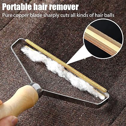 2 Pack Reusable Pet Hair Remover for Couch, Dog Cat Hair Remover, Carpet Scraper Carpet Rake, Easy Protable Lint Remover to Every Hair