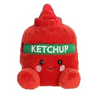Aurora® Adorable Palm Pals™ Tommy Ketchup™ Stuffed Animal - Pocket-Sized Play - Collectable Fun - Red 5 Inches