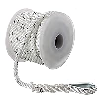 Seachoice Boat Anchor Line Rope, 3-Strand Twisted