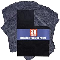  Longtereen 100 Sheets Carbon Paper, Black Graphite Paper for  Tracing Patterns onto Wood, Paper, Canvas, and Other Crafts Projects.