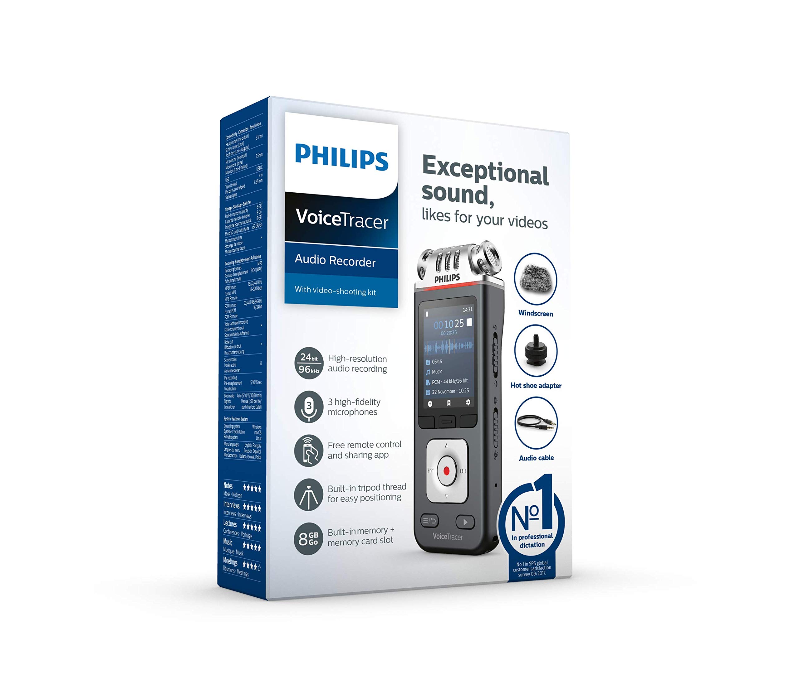 PHILIPS DVT7110 Voicetracer Digital