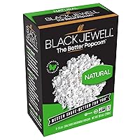 Black Jewell Gourmet Microwave Popcorn, Healthy Popcorn Snack, Natural, 10.5 Ounces (Pack of 1)