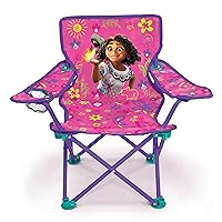 Disney's Encanto Kids Chair Foldable for Camping, Sports or Patio with Carry Bag, Toddlers 24M+