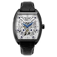 Europassion Watch EP224-12 Men's Automatic Watch, Europassion, Black, Silver