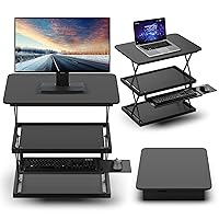 CHANGEdesk Adjustable Standing Desk Converter - Tall Standing Desk Adjustable Height Converter 4.5