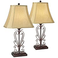 Franklin Iron Works Traditional Table Lamps 26.5