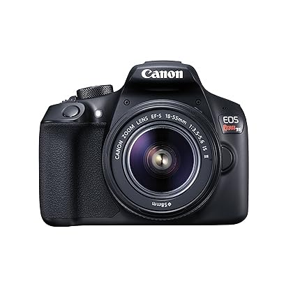 Canon EOS Rebel T6 Digital SLR Camera Kit with EF-S 18-55mm f/3.5-5.6 is II Lens (Black)