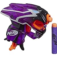 NERF Black Panther Microshots Marvel Toy Blaster - Includes 2 Official Elite Darts - for Kids, Teens, Adults