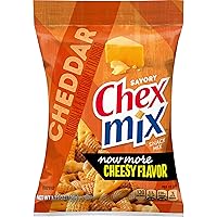 Chex Mix Snack Party Mix, Cheddar, Savory Pub Mix Snack Bag, 3.75 oz