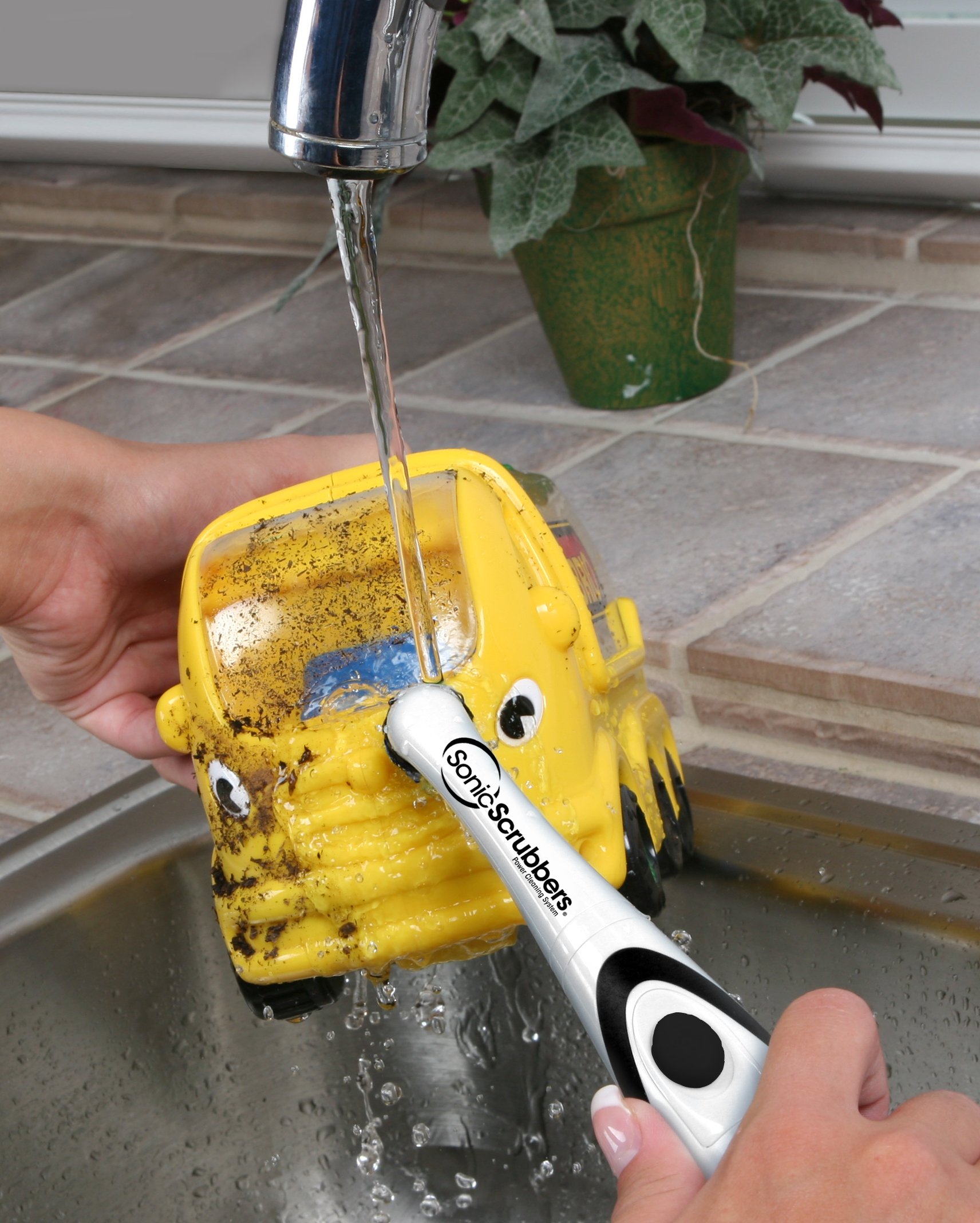 SONICSCRUBBERS - Power Cleaning System Household Appliance Cleaning Brush (SH-KAMP-RIZF)