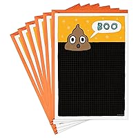 Hallmark Shoebox Funny Halloween Card (6 Cards with Envelopes) Boo Poo, Spooky Crap