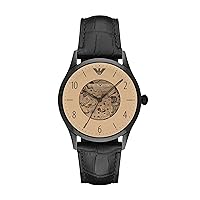 Emporio Armani Men's AR1923 Dress Black Leather Watch