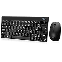 Adesso Wireless Mini Keyboard And Mouse Combo