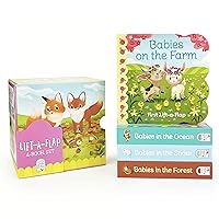 Animal Babies Lift-a-Flap Boxed Gift Set 4-Pack: Babies on the Farm, Babies in the Forest, Babies in the Snow, Babies in the Ocean (Chunky Lift a Flap)
