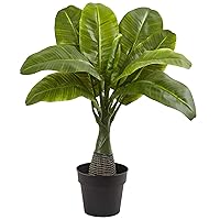 Nearly Natural 16in. Mini Banana Artificial Plant