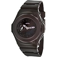Casio Women's BGA141-5B Black Resin Quartz Watch with Black Dial