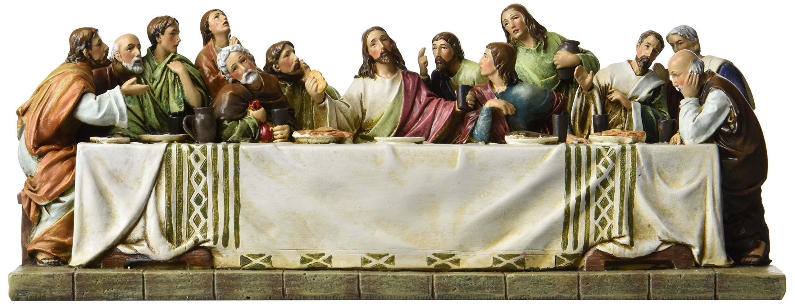 Last Supper Collection Joseph's Studio Jesus and The 12 Disciples at The Last Supper, 11.25-Inch