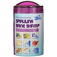 Hikari Bio-Pure Freeze Dried Spirulina Brine Shrimp Cubes for Pets, 0.42-Ounce