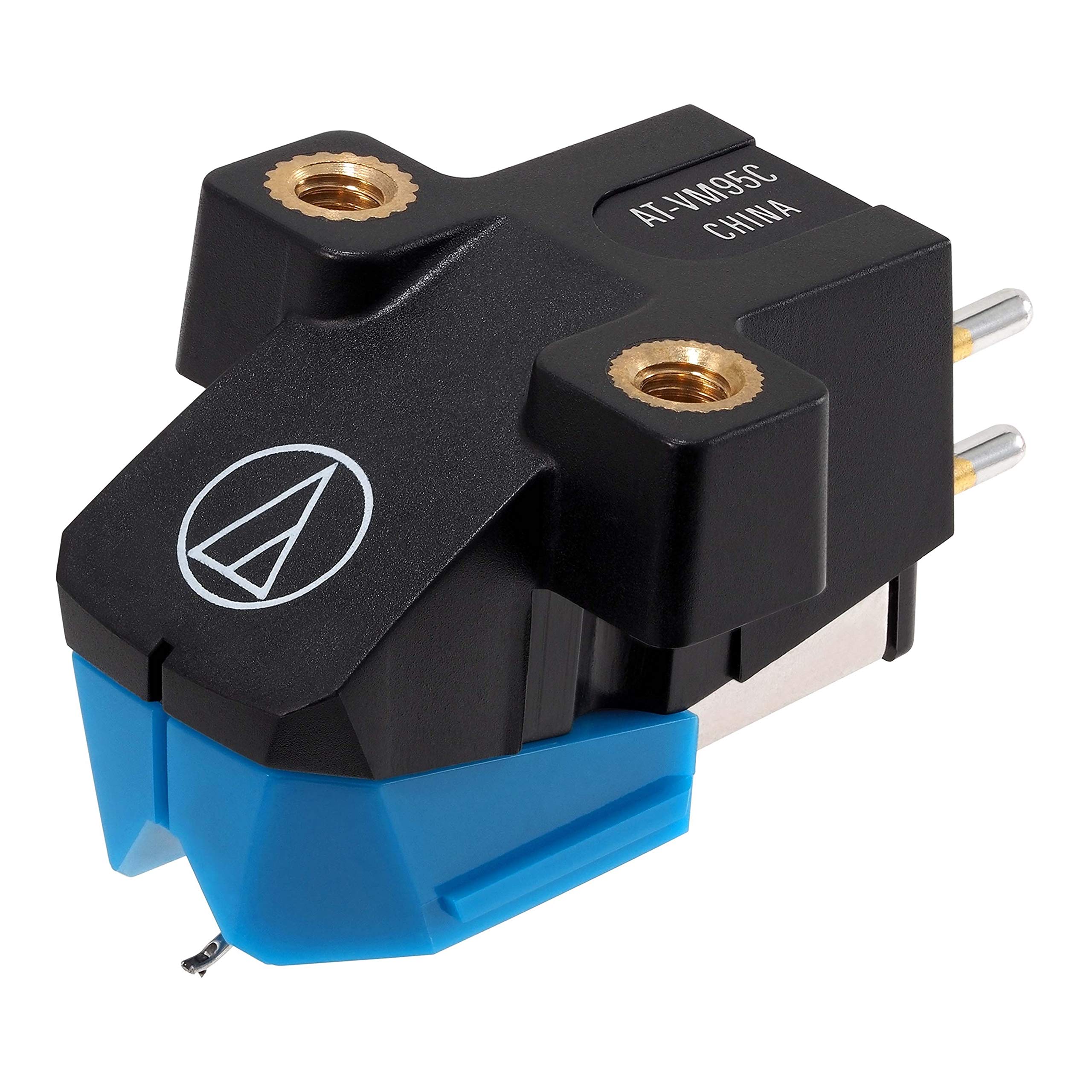Audio-Technica AT-VM95C Dual Moving Magnet Turntable Cartridge Blue