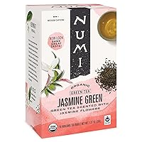 Numi Tea Jasmine Green Tea - Medium Caffeine - 18 Bags